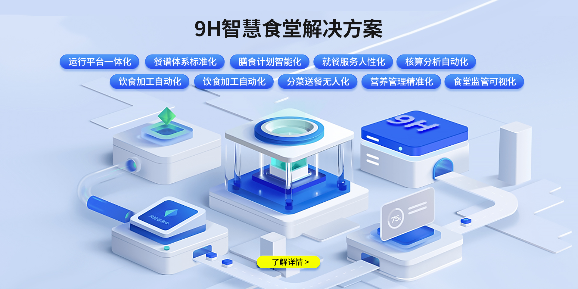 9H智慧食堂締造者，鴻博智成智慧食堂官網(wǎng)